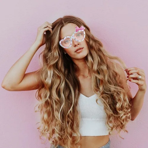 Vista 4 de Barbie Dream Together - Gafas de vestir de lujo, 2.1 x 4.2 pulgadas (1 unidad), diseño duradero y encantador, perfectas para juegos imaginativos e