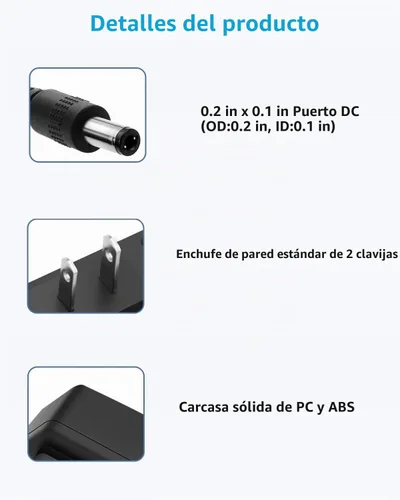 Vista 3 de Adaptador universal de CA de la fuente de alimentación de 3V DC 1A, 100