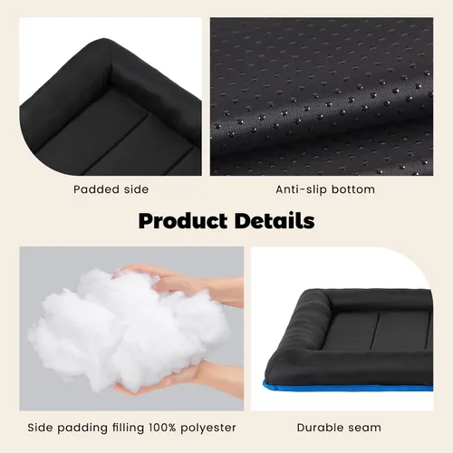 Vista 4 de Miguel Oxford - Cama impermeable para perros para exteriores, para jaulas de metal para perros, resistente al agua, para todo tipo de clima