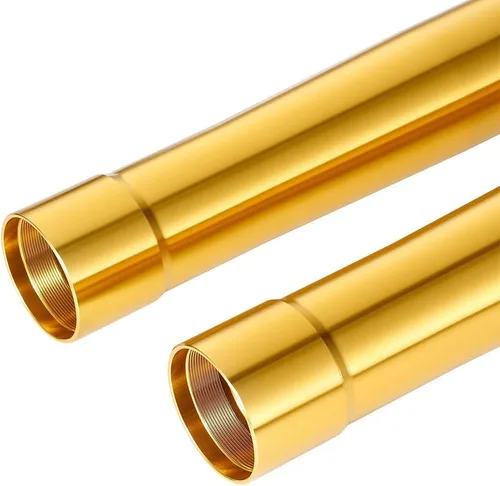 Vista 5 de Tubos de horquilla exteriores delanteros LANBAO Tubos de horquilla para Yamaha FZ09 FZ-09 2016 2017 21.260 in 1RC-23126-11-00 Tubos de choque de oro