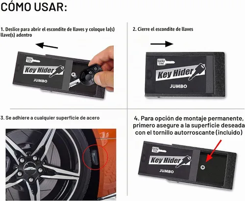 Vista 4 de Lucky Line - Ocultador de Llave magnético