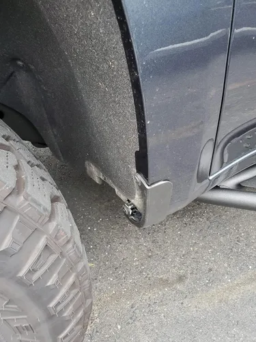Vista 3 de Compatible con Chevrolet Silverado 1500 2019-2023 Kit de repuesto de aleta de barro delantera y trasera, no es compatible con GMC**