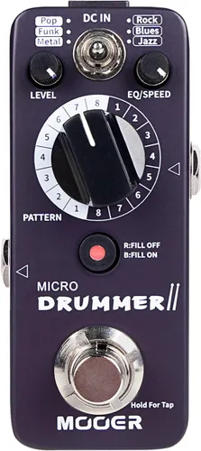 Vista 7 de MOOER A7 - Pedal de efectos para guitarra con reverberación versátil con 7 efectos de reverberación diferentes y función de guardado