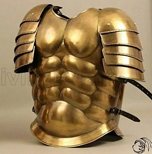 Vista 2 de Muscle Jacket Armor Spartan Casco Halloween Medieval griego disfraces 300 película guerrero disfraz