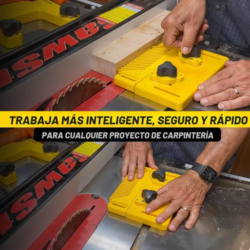 Vista 6 de Magswitch Kit de inicio de carpintería - Tabla de plumas y bloque de empuje