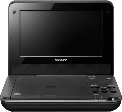 Vista 2 de Sony DVP-FX730 Reproductor de DVD portátil de 7 pulgadas, negro