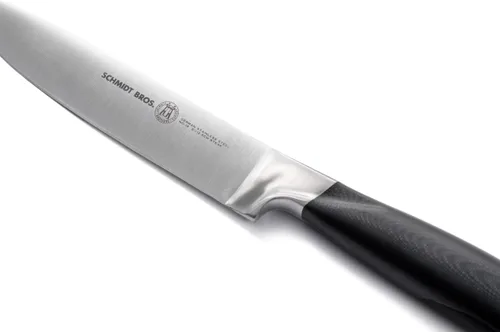 Vista 3 de Schmidt Brothers Heritage - Juego de 4 cuchillos de carne jumbo de acero inoxidable alemán de alto carbono