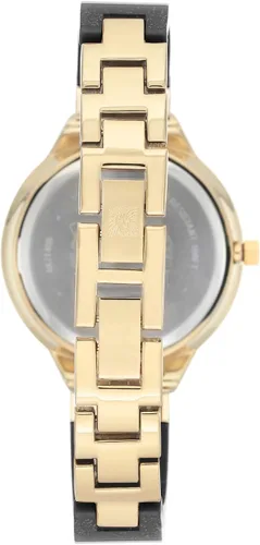 Vista 2 de Anne Klein Reloj de pulsera de resina acentuada con cristal prémium para mujer