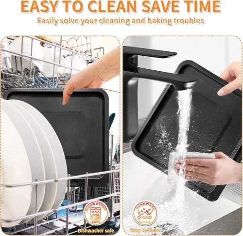Vista 5 de Bandeja de cocina para freidora de aire CHEFMAN XL 10L multifuncional freidora de aire digital, 9.4 x 8.8 pulgadas, piezas de repuesto para freidora