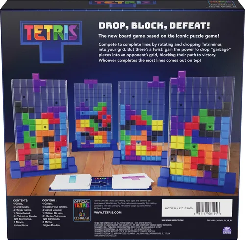 Vista 9 de Spin Master Games Tetris: El juego de mesa Tetris Booard Juego