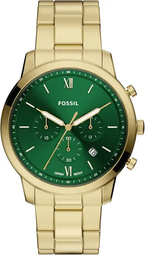Vista 18 de Fossil Neutra - Reloj cronógrafo de cuarzo de acero inoxidable y cuero para hombre Pulsera negra/marrón