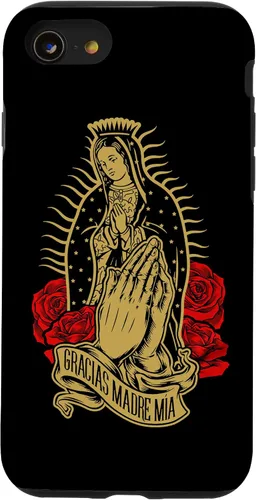 Vista 18 de Our Lady Virgen De Guadalupe Virgen Mary Gracias Madre Mía - Carcasa para iPhone 17