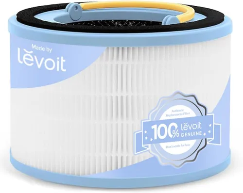 Vista 5 de LEVOIT Filtro de Repuesto Vital 200S-P, Filtros Purificadores de Aire Genuinos, Compatible con Modo de Sueño HEPA, Carbón Activado de Alta