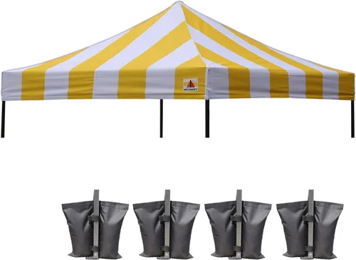 Vista 7 de ABCCANOPY Toldo de repuesto para tienda de campaña desplegable (8 x 8 pies, blanco)