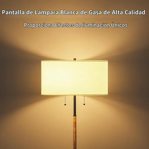 Vista 5 de Karjoefar Lámpara de pie de mediados de siglo de 2 luces de 3