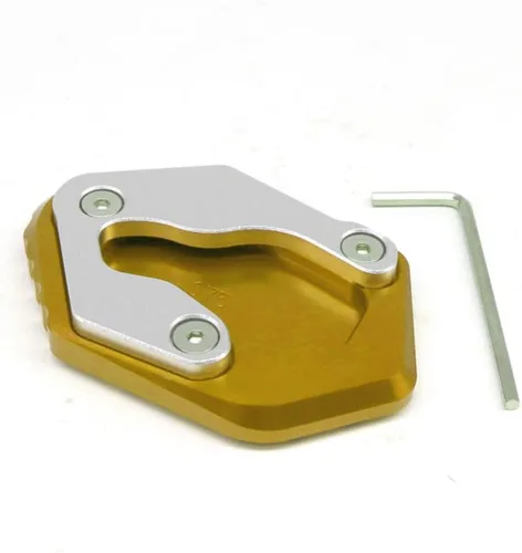 Vista 4 de AL-mart Soporte de motocicleta para soporte lateral de placa ampliada para Ya-maha XMAX 300/XMAX250 2017-2020
