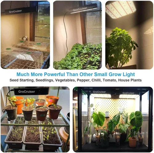 Vista 3 de Luz LED de cultivo regulable de 1000 W, luz de espectro completo para plantas de espectro completo para cultivo en interiores, lámparas de cultivo