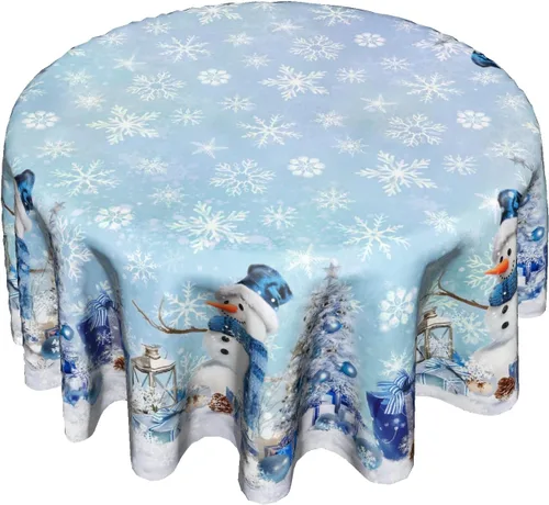 Vista 44 de Giwawa Mantel de Mesa Redondo con Bandera de EE. UU., Mantel Americano con Estrellas, Mariposas, Círculo, 152 cm. Mantel del 4 de julio, Día
