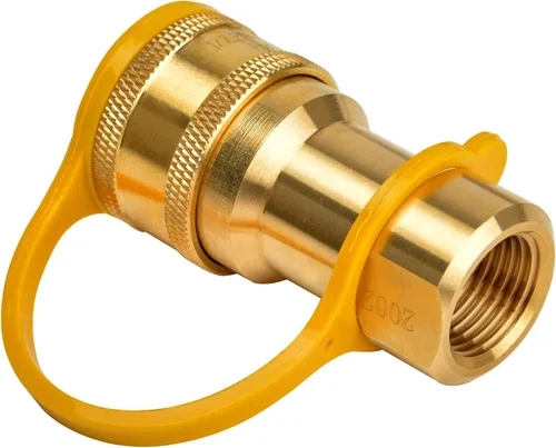 Vista 6 de only fire - Manguera de gas natural de 12 pies y 1/2 pulgada de diámetro interno con conjunto de accesorios de conexión rápida para aparatos de baja