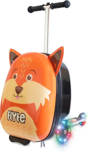 Vista 14 de Flyte Zincflyte Scooter de equipaje para niños de 18 pulgadas - Fifi el flamenco