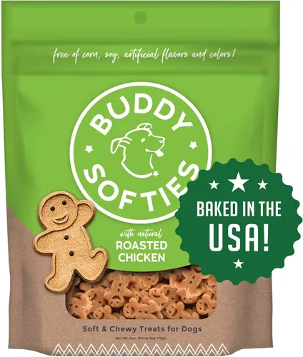 Vista 12 de Buddy Biscuits - Golosinas suaves y masticables para perros con tocino y queso, 6 onzas (Paquete de 4) (17200)