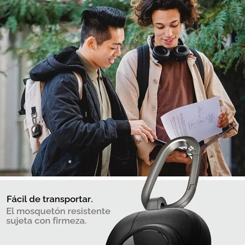 Vista 5 de Spigen Tag Armor Duo Diseñado para AirPods Pro (2019) y para AirTag Cover Negro mate
