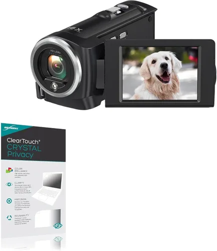 Vista 8 de BoxWave Screen Protector Compatible with Gcasio 2.7K Video Camera Camcorder DV105 - ClearTouch Anti-Glare (2-Pack), Anti-Fingerprint Matte Film Skin