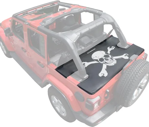 Vista 13 de Shadeidea - Cubierta tonneau para el Jeep Wrangler JL de 4 puertas, cubierta Ton para el maletero trasero del JLU (2018-Actual), cubierta