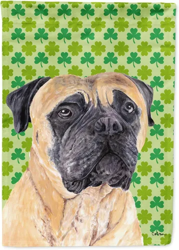 Vista 45 de Caroline's Treasures SS4442GF Affenpinscher Bandera de jardín con retrato de trébol del día de San Patricio para buzón, bandera decorativa