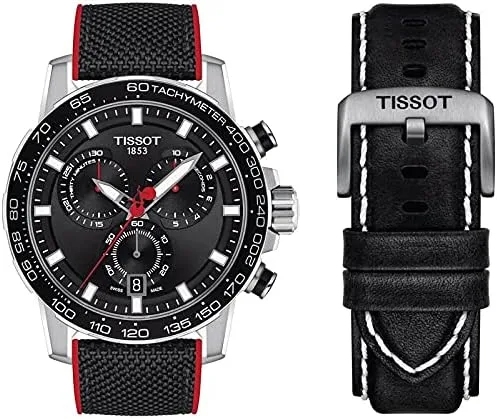 Vista 3 de Tissot Supersport VUELTA CHR SS SYN BK IND Negro - Movimiento de cuarzo