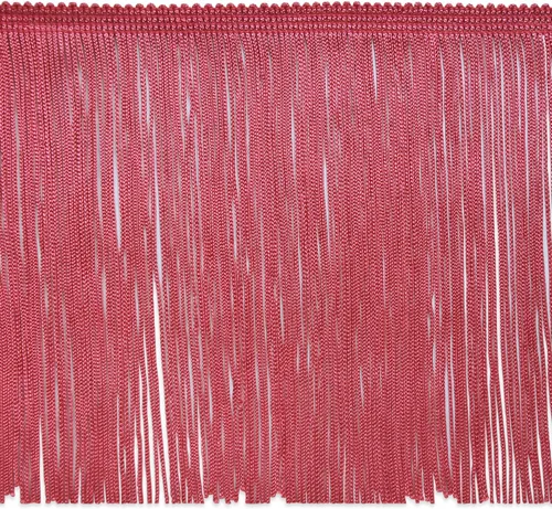 Vista 11 de Trims by The Yard Borde de flecos de cadeneta de 6 pulgadas, poliéster, decorativo, versátil para C rosa rubor (corte de 5 yardas)