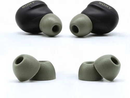 Vista 9 de Comply TrueGrip MAX - Almohadillas de espuma viscoelástica Auriculares inalámbricos Sony True Wireless Ultimate Comfort, aislamiento de ruido Negro