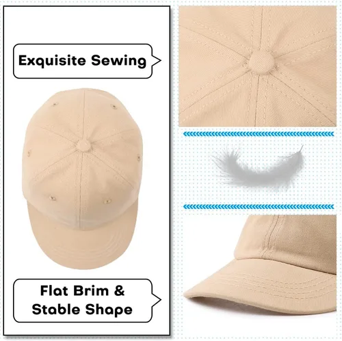 Vista 97 de Peecabe Gorra de béisbol para niños pequeños, unisex, de algodón, ajustable, para bebés, niños, gorra de béisbol para niñas de 1 a 5 años