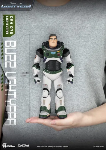 Vista 9 de Lightyear (2022): Buzz Lightyear Alpha Suit DAH-076 Figura dinámica de 8 cciones