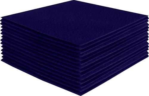 Vista 50 de FabricLA Hojas de fieltro acrílico para manualidades, cuadrados de fieltro precortados suaves de 4 x 4 pulgadas (3.9 in x 3.9 in), utiliza hojas