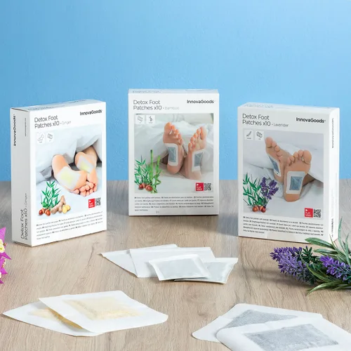 Vista 9 de Parches Desintoxicantes para Pies Lavender InnovaGoods 10