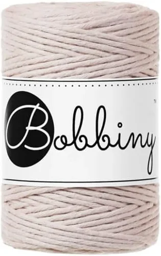 Vista 28 de Bobbiny Cordón de macramé de una sola capa para bebé de 0.069 pulgadas (100% algodón reciclado)
