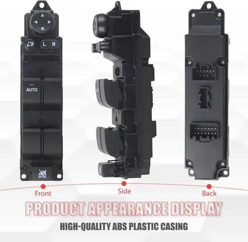 Vista 2 de DF73-66-350B Interruptor de ventana eléctrica maestro lado del conductor compatible con Mazda 2 2011 2012 2013 1.5L L4