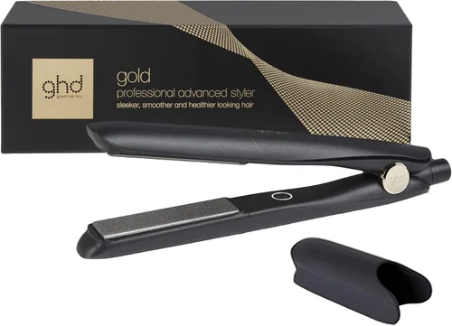 Vista 9 de ghd Gold Styler Flat Iron Hair Straightener, Black Negro