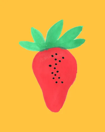 Vista 6 de WESTBROOK DESIGN STUDIO Impresiones artísticas abstractas de frutas n.º 18 para pared, juego de 6-8 x 10 pulgadas, decoración de cocina moderna