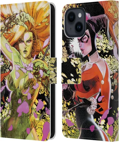 Vista 56 de Head Case Designs Officially Licensed Batman DC Comics Batman #609 Hush Gotham City Sirens Leather Wallet Case Compatible with Apple iPhone 7/8 / SE
