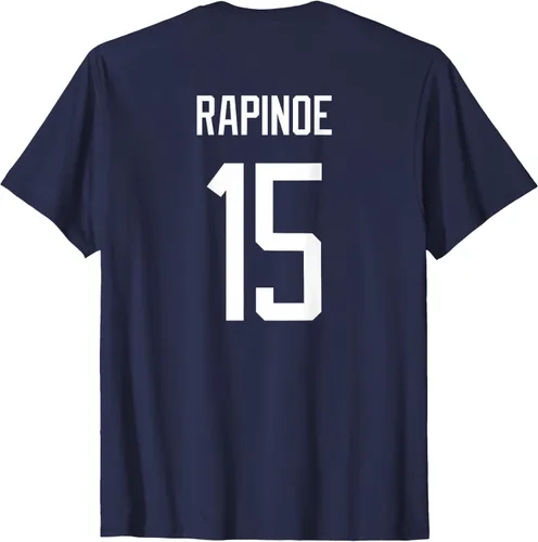 Vista 3 de Megan Rapinoe - Camiseta de fútbol de 4 estrellas Only USWNT, Azul