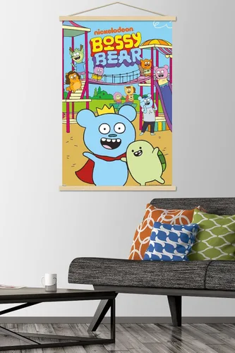 Vista 2 de Trends International Bossy Bear - Póster de pared con marco magnético
