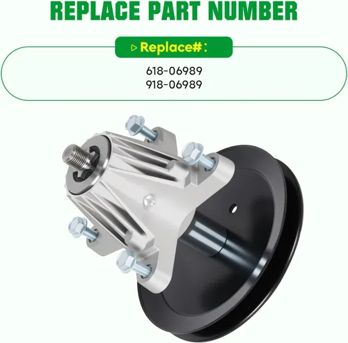 Vista 3 de Youxmoto 618-06989 918-06989 - Conjunto de husillo de cubierta de 46 pulgadas para Troy-Bilt, para MTD T1500 T1600 T1900 LT4600 CLT46CVT TB46 Horse