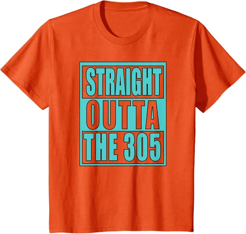 Vista 28 de Miami Straight Outta The 305 Funny South Florida Fan - Camiseta