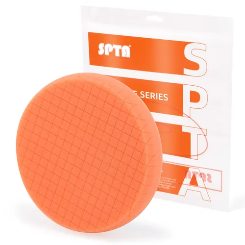 Vista 27 de SPTA - Almohadilla verde de corte grueso de 3.5 pulgadas para placa de respaldo de 3 pulgadas (80 mm), esponja de pulido ideal para pulir