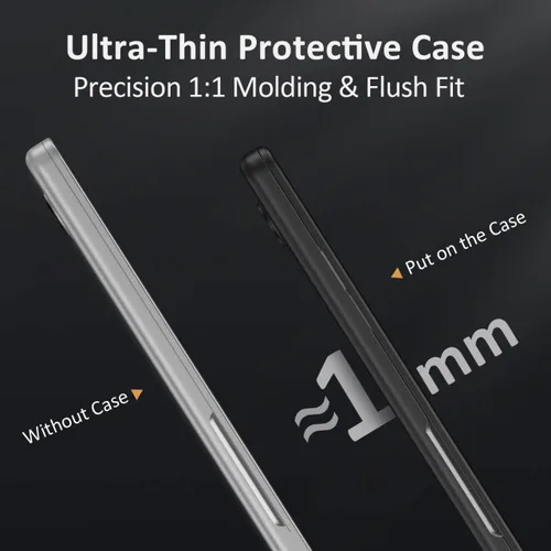 Vista 5 de MOSISO Compatible con MacBook Neo Case 13 pulgadas 2026 A3404 A18 Pro Chip Negro Claro