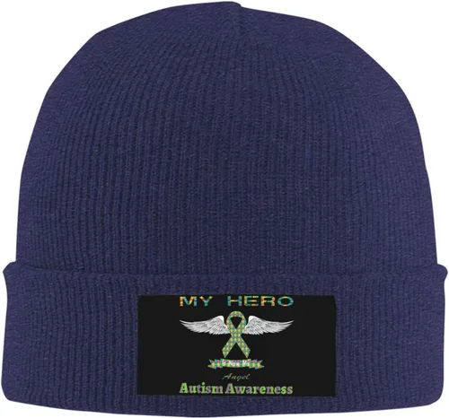 Vista 2 de Beanie Hat Unisex Stretchy Hat Soft Warmth Knit Hat Cap for Men & Women