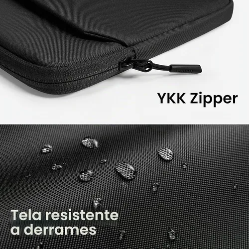 Vista 8 de tomtoc Funda delgada para laptop para MacBook 2026 de 13 pulgadas Negro