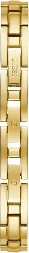 Vista 3 de GUESS Factory Sofia - Reloj analógico de cristal dorado, Oro